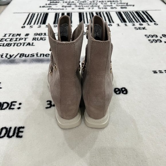 Sorel Waterproof Joan of Arctic™ Wedge III Lace Leather Heeled Boot - Picture 5 of 8